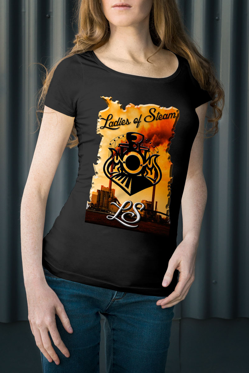 T-shirt Design by fourdog123 for Ladies of Steam  | Design #14814259