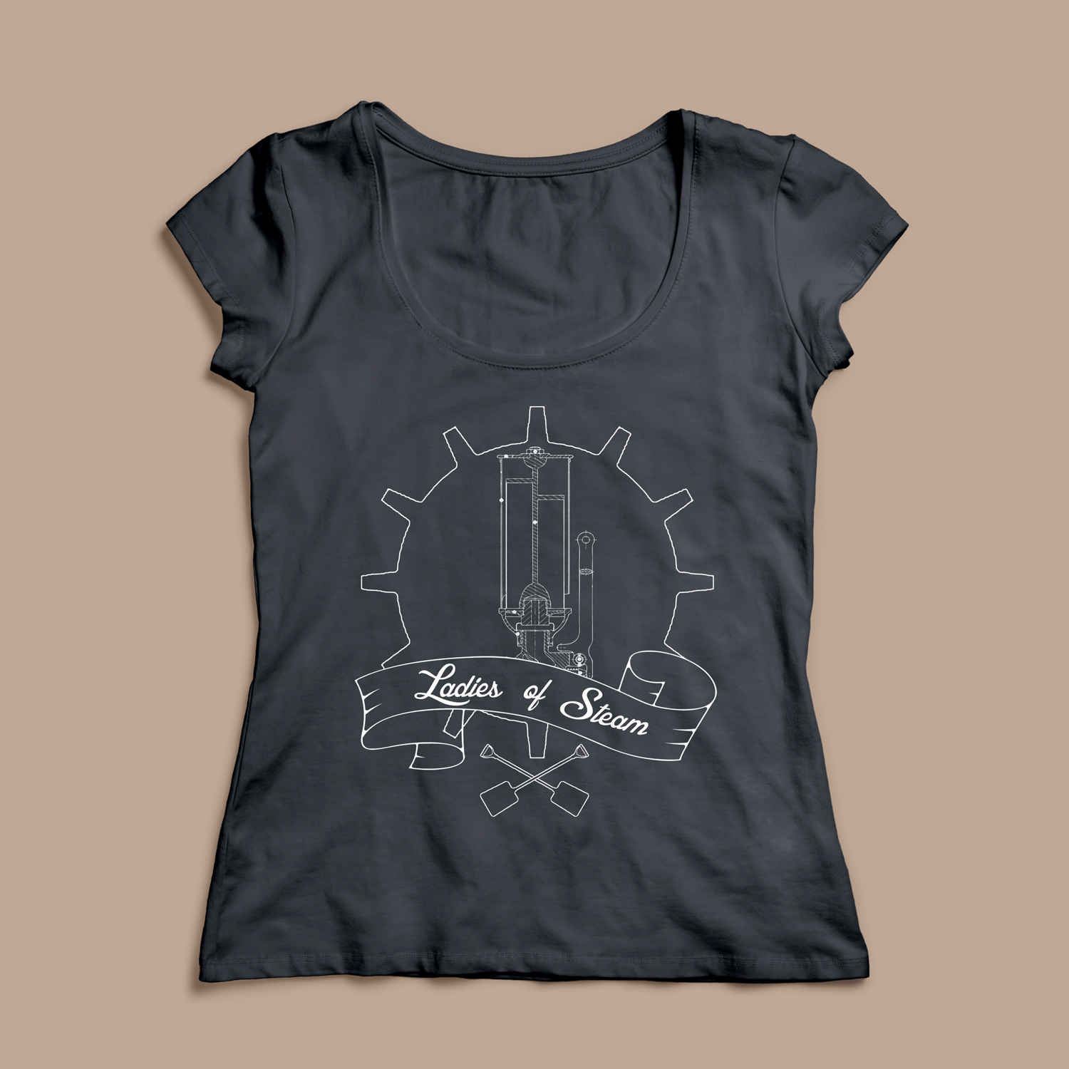 T-shirt Design by Beatriz Criado for Ladies of Steam  | Design #14787753