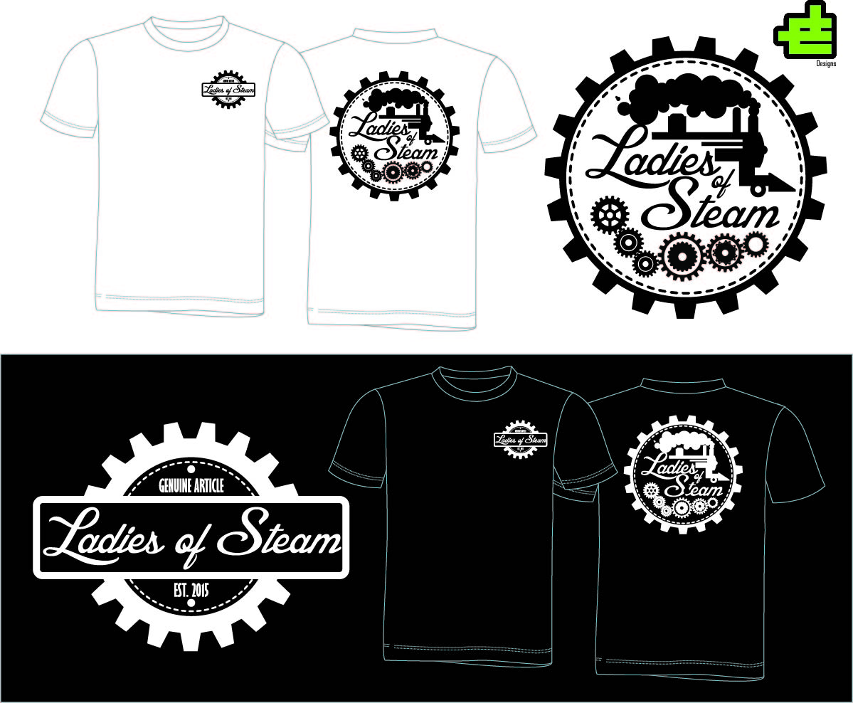 T-Shirt-Design von JE Designs für Ladies of Steam  | Design #14730777