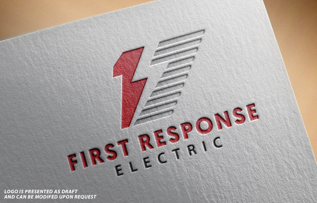 Logo Design by Professor P for First Response Electric, LLC | Design #14830711