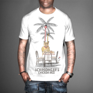 T-Shirt Design - Schrodinger's Chicken Rice Stall 