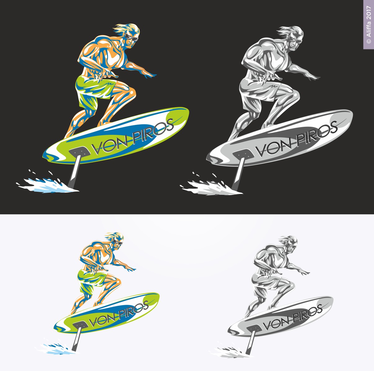 Illustration Design by Aliffa for Von Piros Productions | Design #14878777