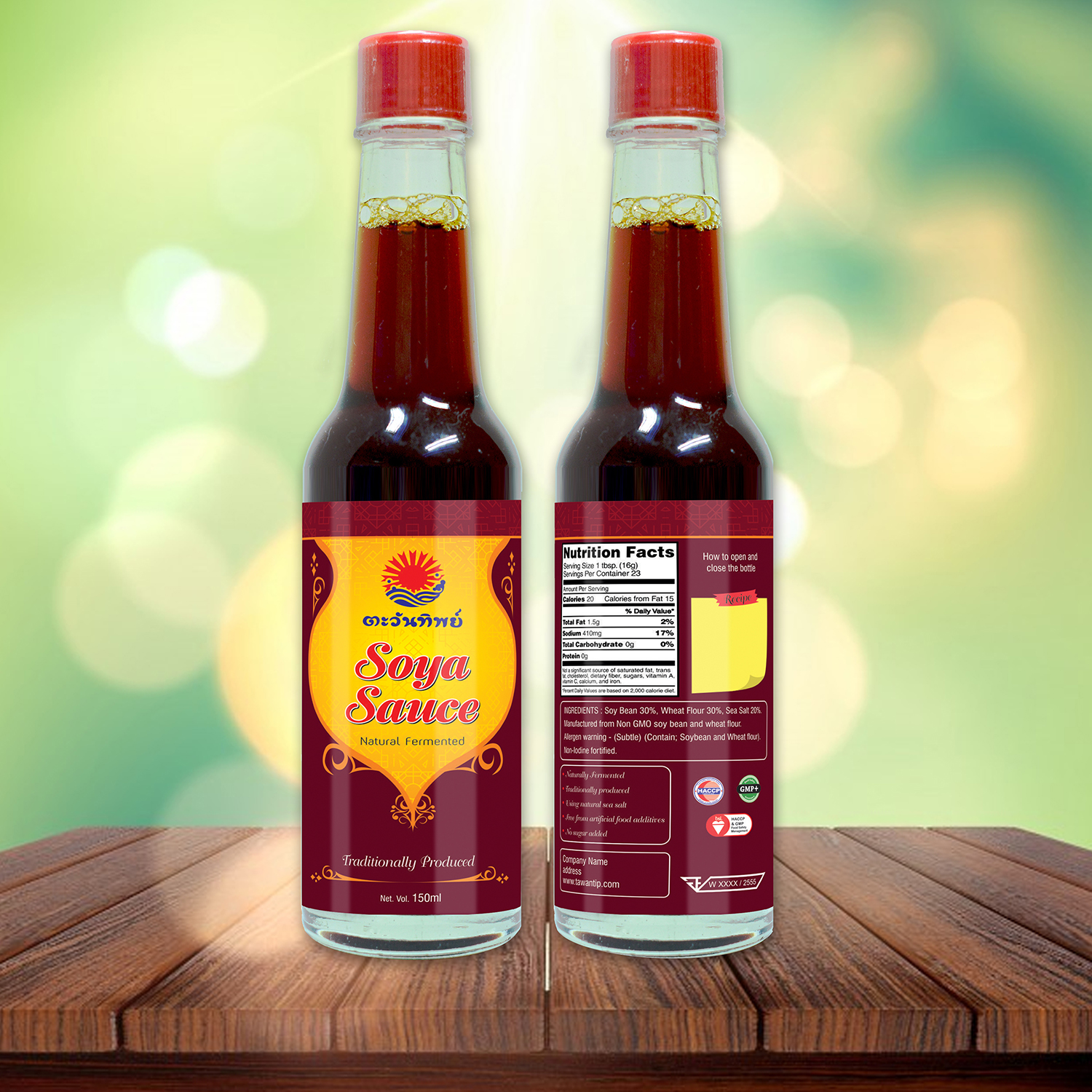 Etikett-Design von Vishal Vishwakarma  für Tawantip Food Products Co;Ltd | Design #14895431