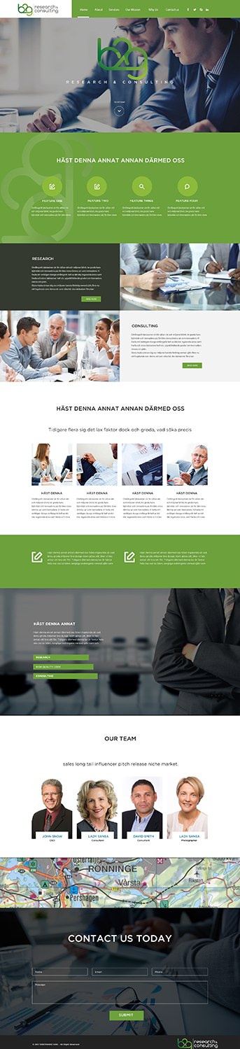 Wordpress Design by KD Designz for Wollin & Partners AB | Design #15036845