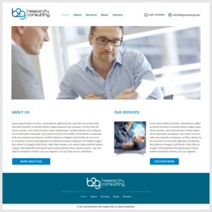 Consultant company (start up) needs a bold, yet simple web design | Diseño Wordpress por -Marc-