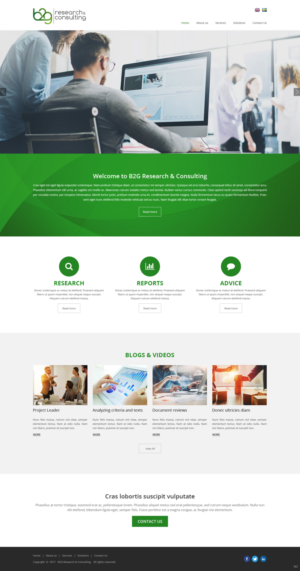 WordPress-Design von pb für Wollin & Partners AB | Design: #14737004