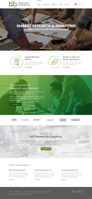 WordPress-Design von pb für Wollin & Partners AB | Design: #14737006