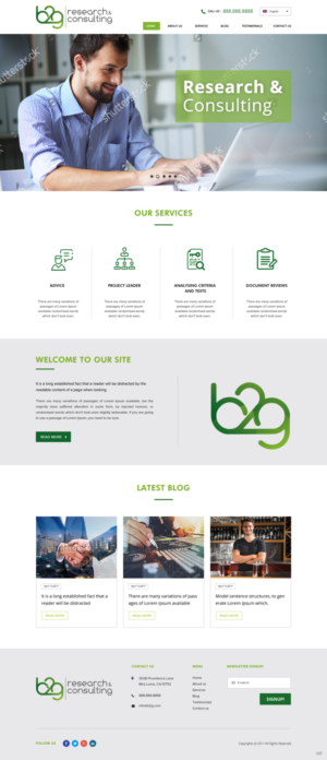 WordPress-Design von pb für Wollin & Partners AB | Design: #14737007