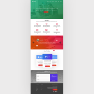 Wordpress Design by Akhil Chandran for Wollin & Partners AB | Design #15013260