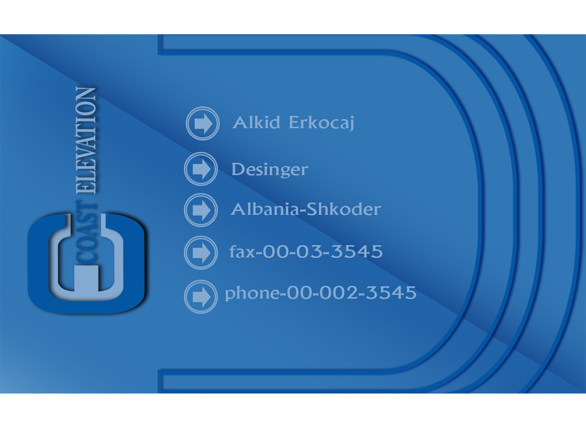 Business Card Design by Alkid Erkoçaj for this project | Design #2609010