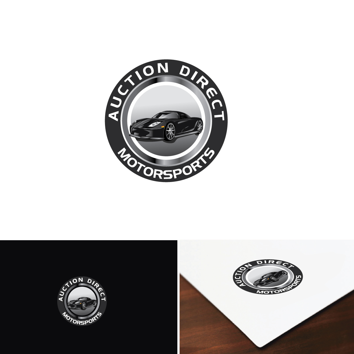 Logo Design by webeezine for Auction Direct Motorsports | Design #14745193