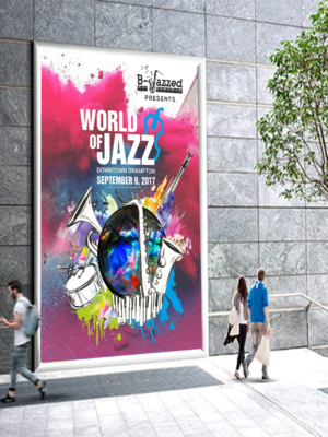 Poster Design by ecorokerz for Heritage Jazz Society (Peel) | Design: #14833274