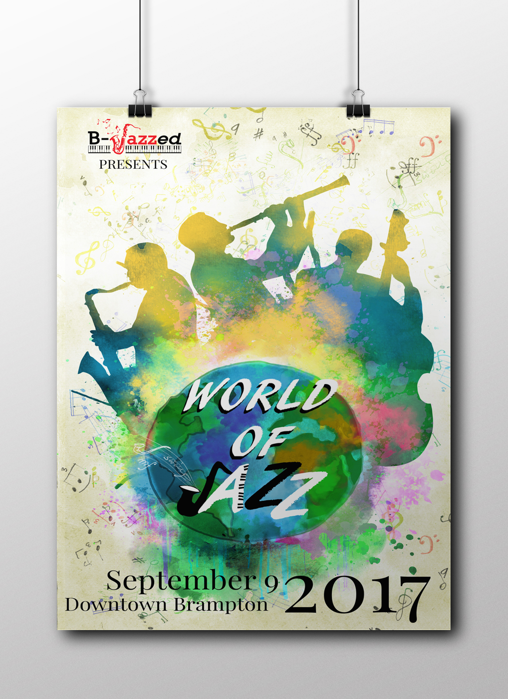 Design de Poster par Marta van Eck pour Heritage Jazz Society (Peel) | Design #14828602