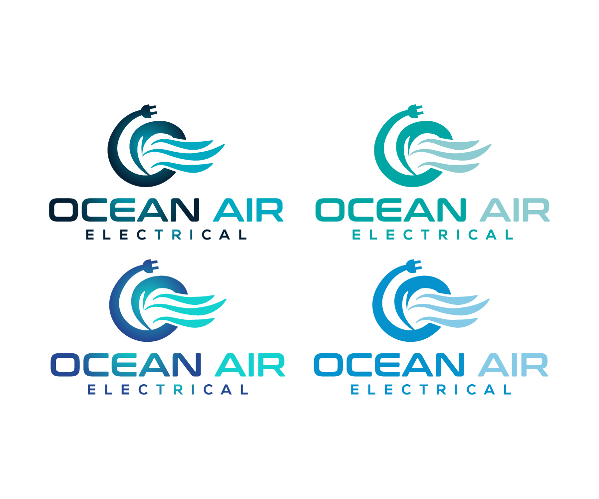Diseño de Logo por sangeloenriquez para Ocean Air electrical | Diseño #14847989