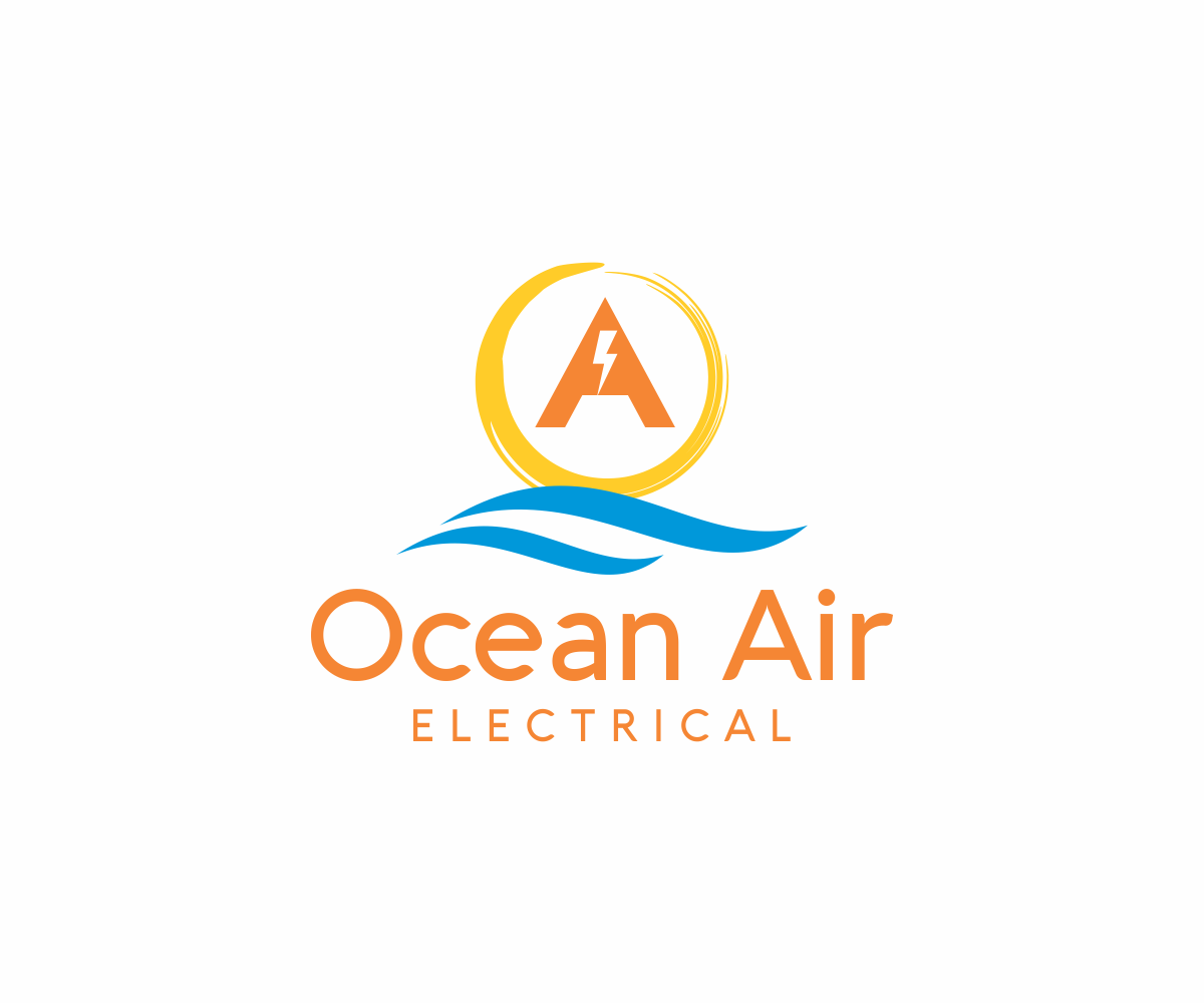 Logo Design by ninisdesign for Ocean Air electrical | Design #14809890