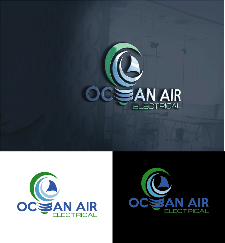 Diseño de Logo por anamariedesign para Ocean Air electrical | Diseño #14776153