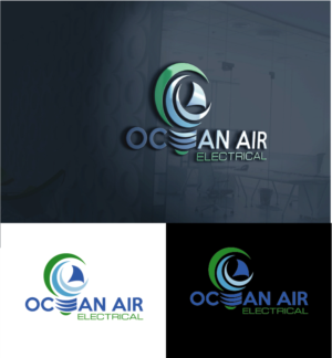 Diseño de Logo por anamariedesign para Ocean Air electrical | Diseño: #14776153
