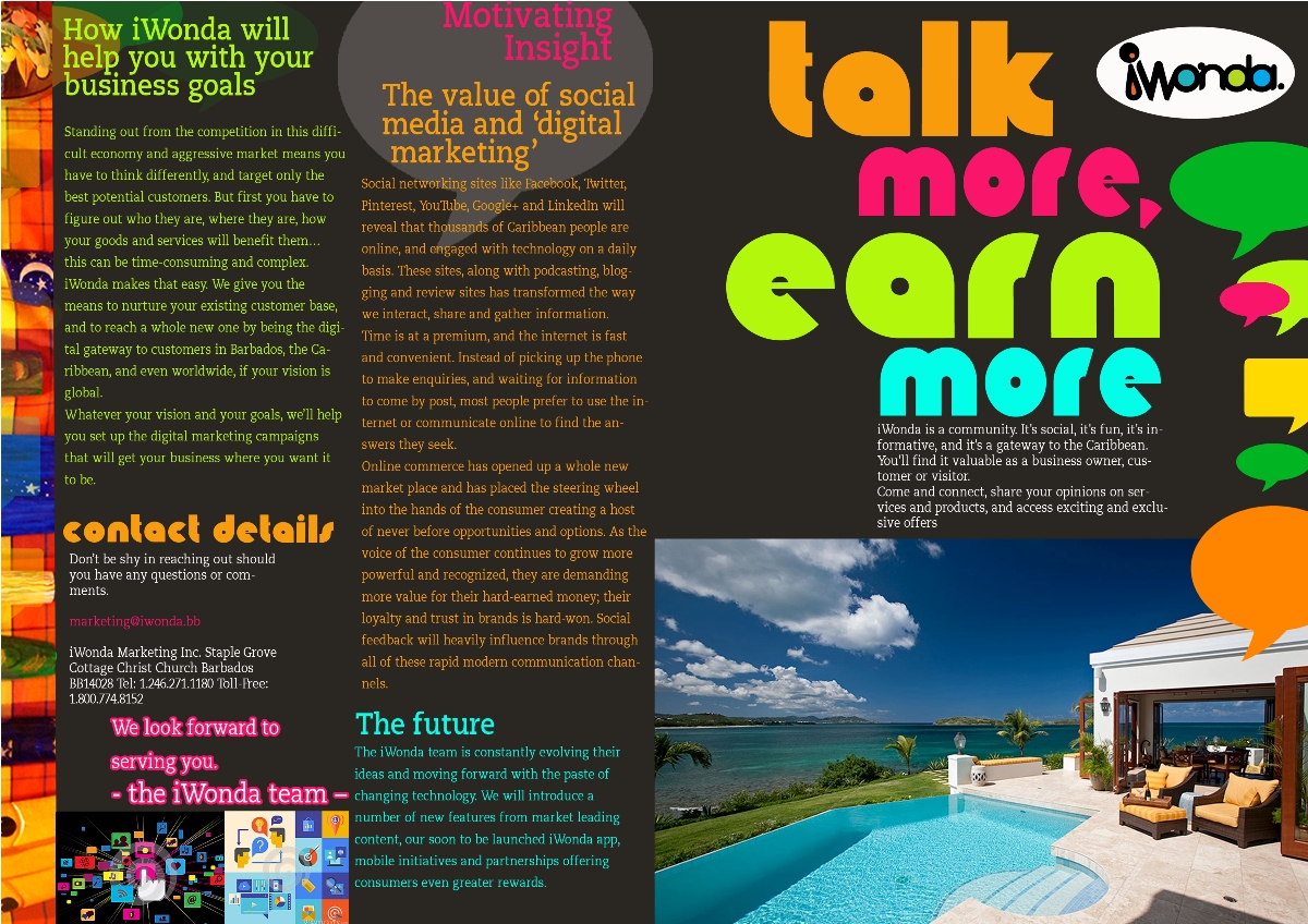 Brochure Design by D9art for iWonda. Marketing Llc. | Design #2578746