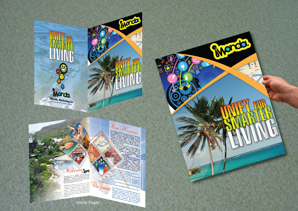 Brochure Design by Impressive Sol for iWonda. Marketing Llc. | Design #2587317