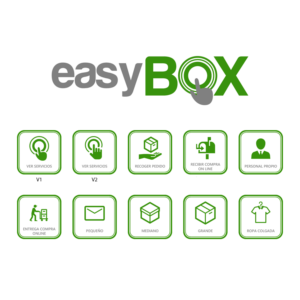 Iconos para la web y app easyBOX | Design Icône par Rendra Creative Art