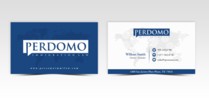 Modern Lawfirm Business Card Design | Business Card Design by Pointless Pixels India