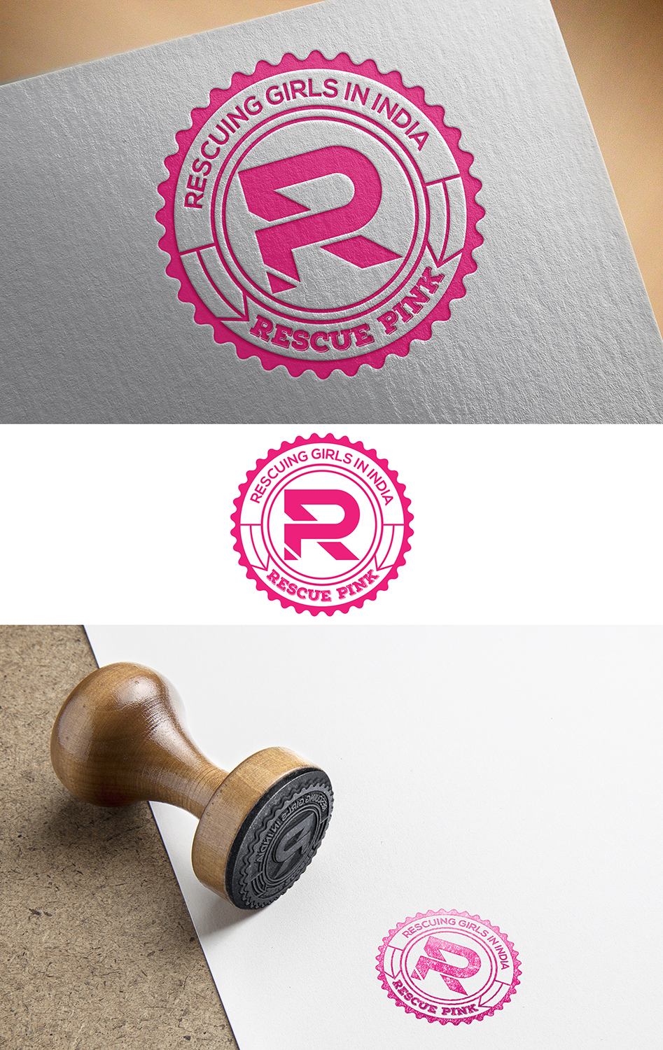 Logo Design by Anooshaa for Rescue Pink, Inc. | Design #14822871