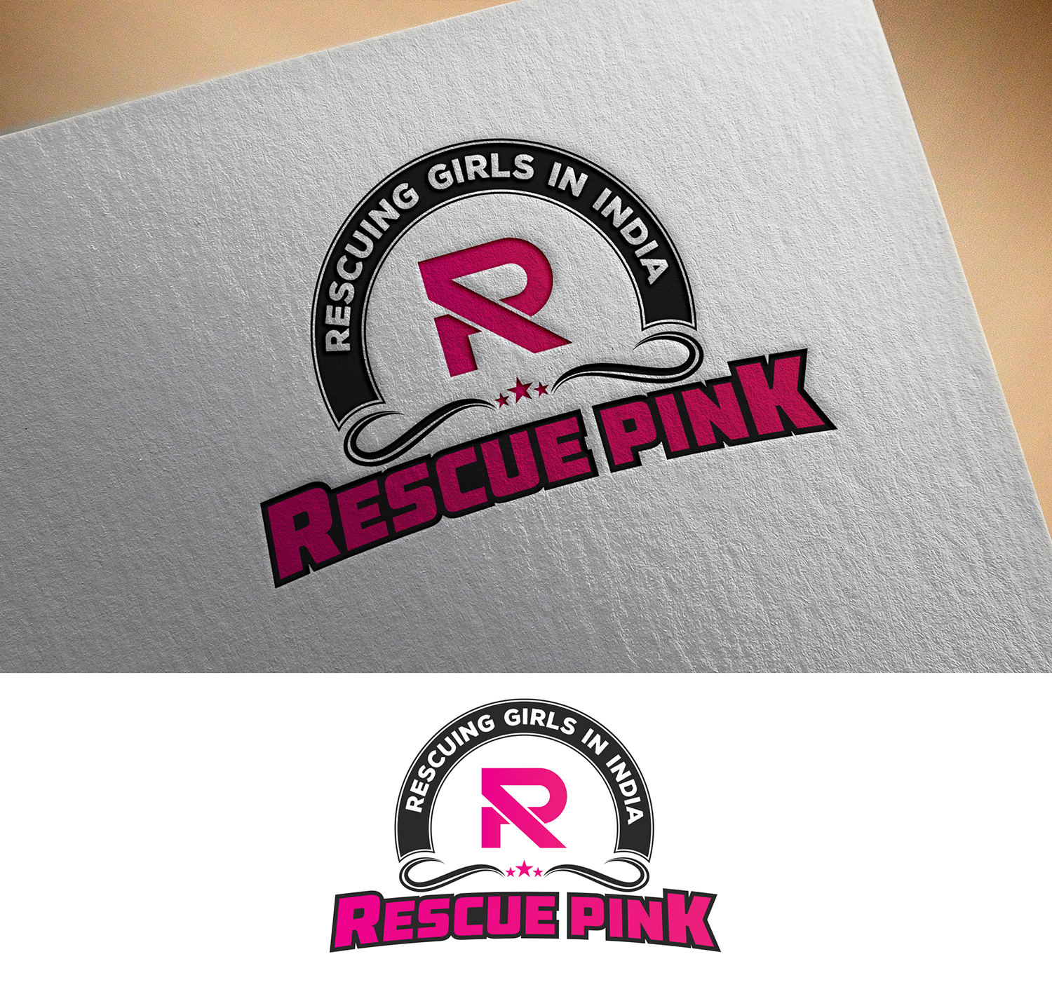 Logo Design by Anooshaa for Rescue Pink, Inc. | Design #14864994