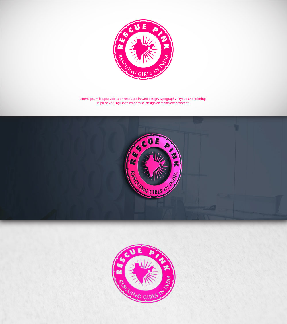 Logo Design by Kingdom Vision for Rescue Pink, Inc. | Design #14751108