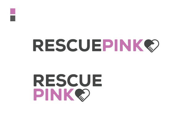 Logo Design by Amamda for Rescue Pink, Inc. | Design #14749565