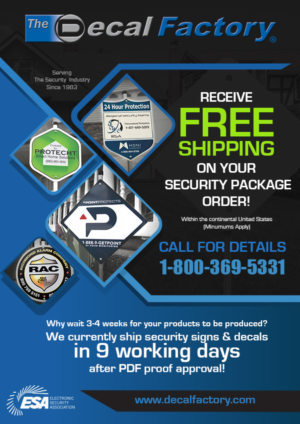 Security Special email compelling potential customers to call