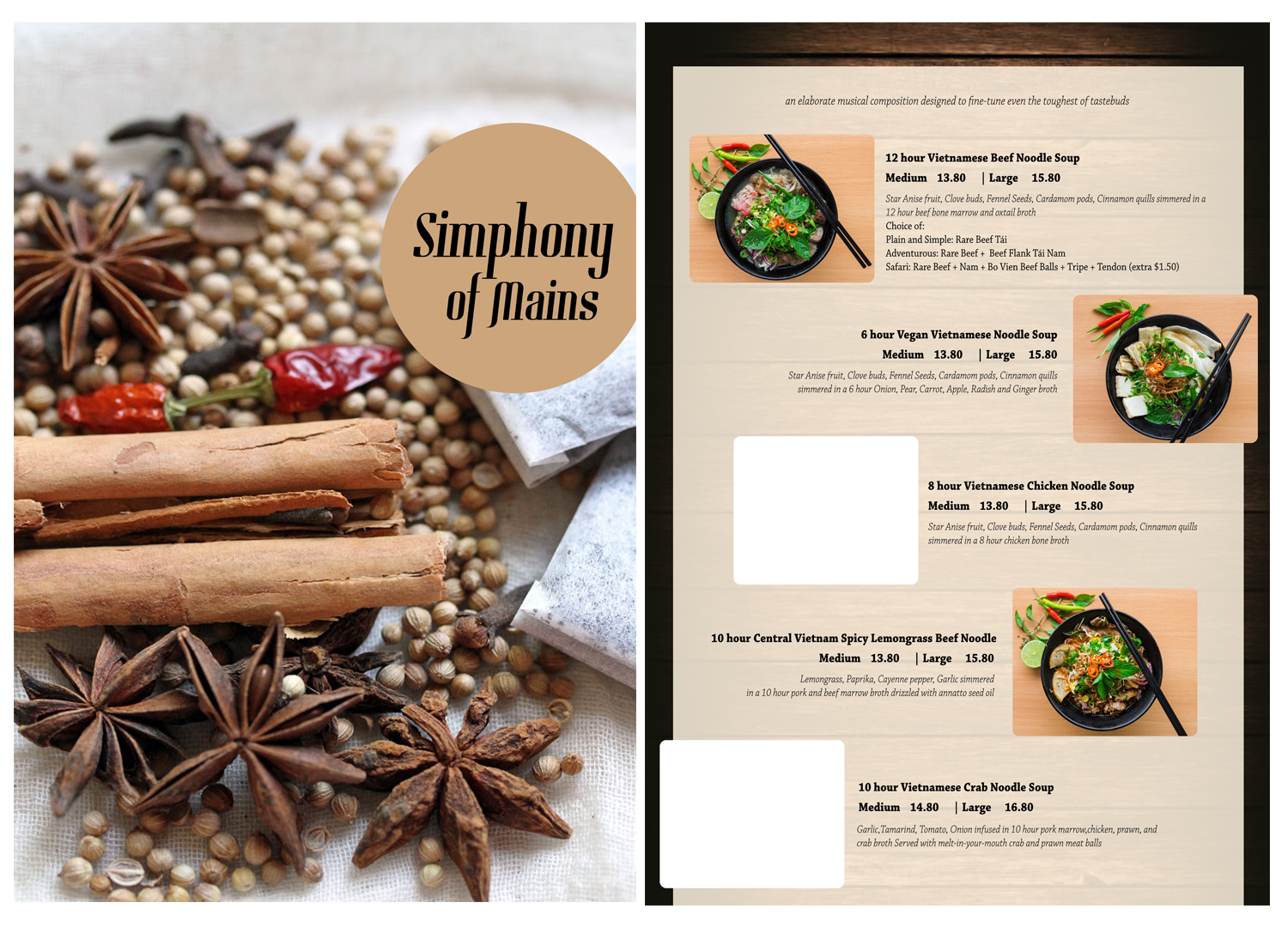 Design de Menu par ordelya.nicole pour Mariedent Australia | Design #14775512