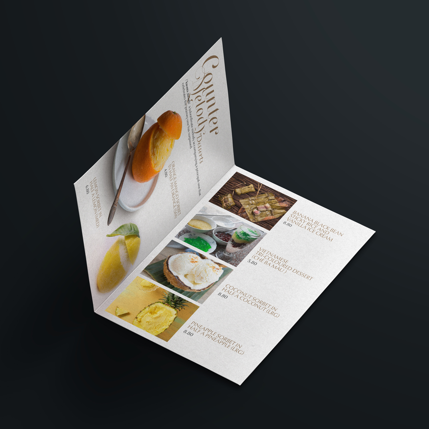 Design de Menu par mrmrnjr pour Mariedent Australia | Design #14802490