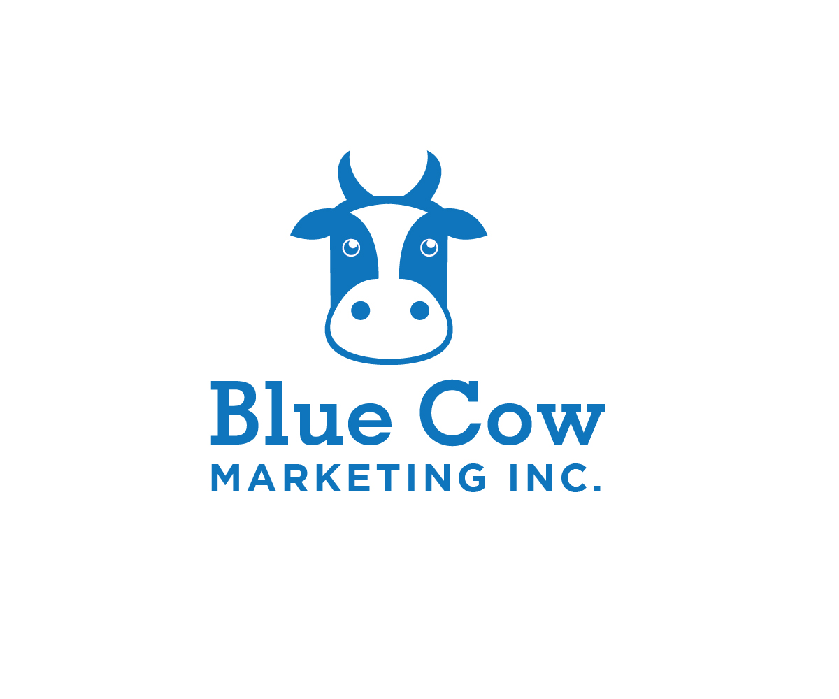 Logo-Design von renderman für Blue Cow Marketing Inc. | Design #14745690