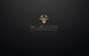 Logo Design by PinkOrange for Blue Cow Marketing Inc. | Design: #14745389