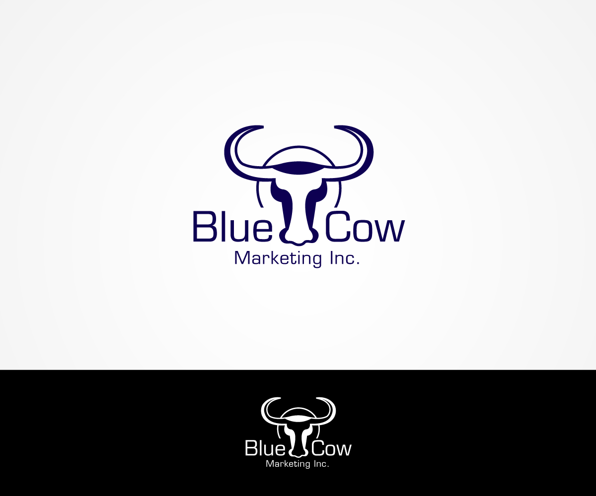 Logo Design by volebaba for Blue Cow Marketing Inc. | Design #14757651