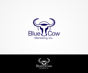 Logo Design by volebaba for Blue Cow Marketing Inc. | Design #14757651
