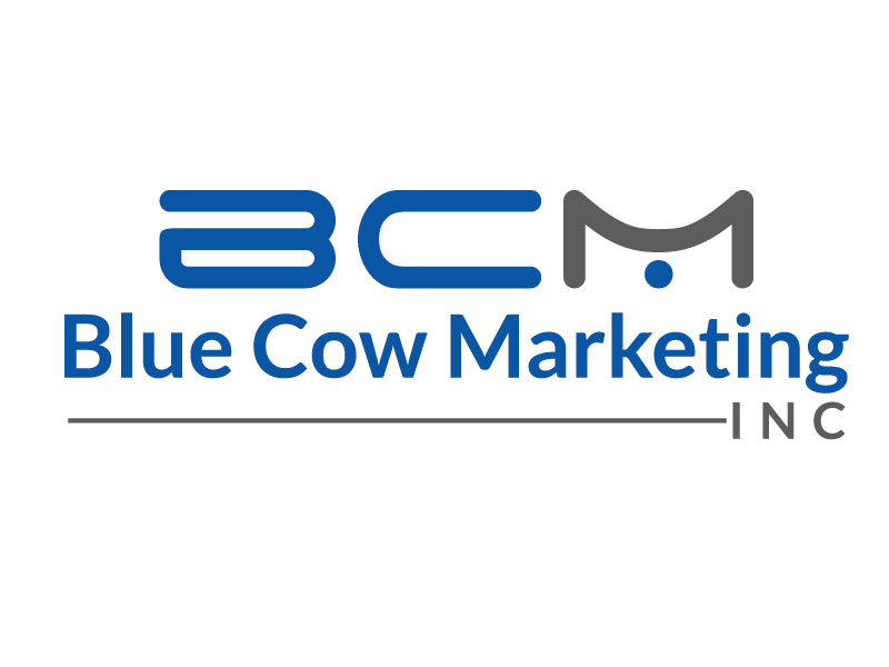 Logo Design by DESIGN Services JK for Blue Cow Marketing Inc. | Design #14759015