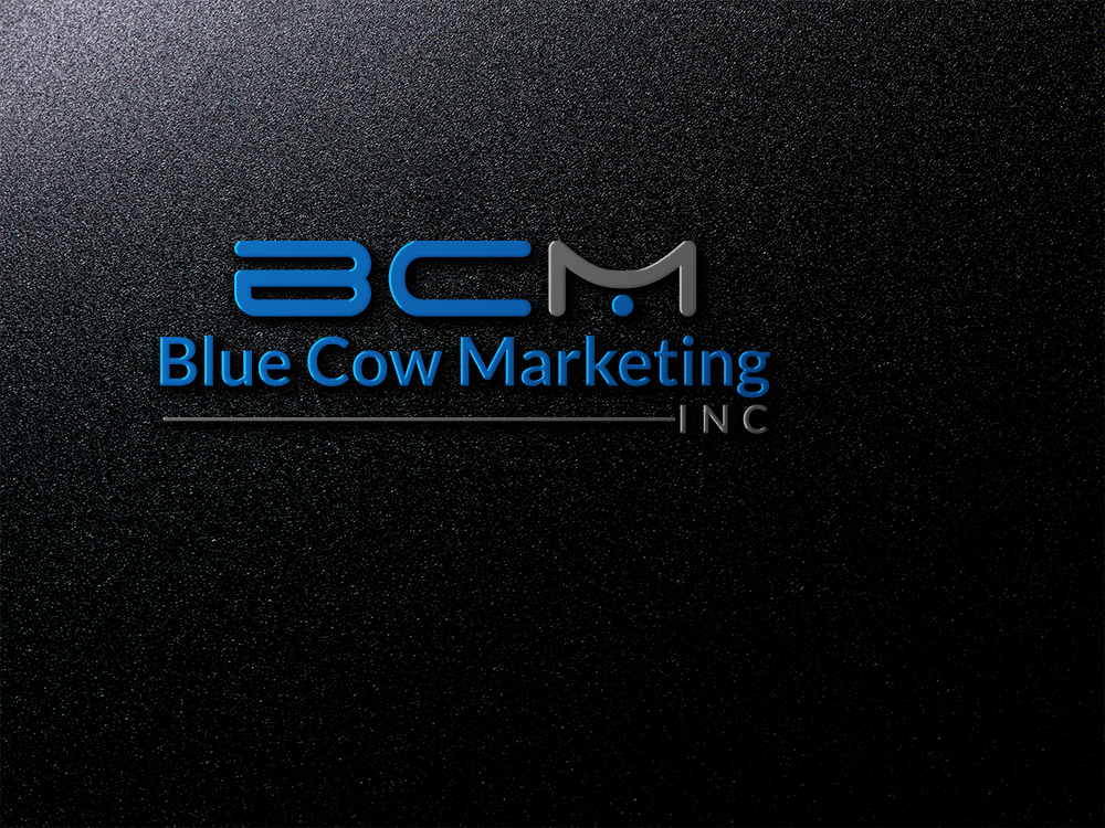 Diseño de Logo por DESIGN Services JK para Blue Cow Marketing Inc. | Diseño #14759017