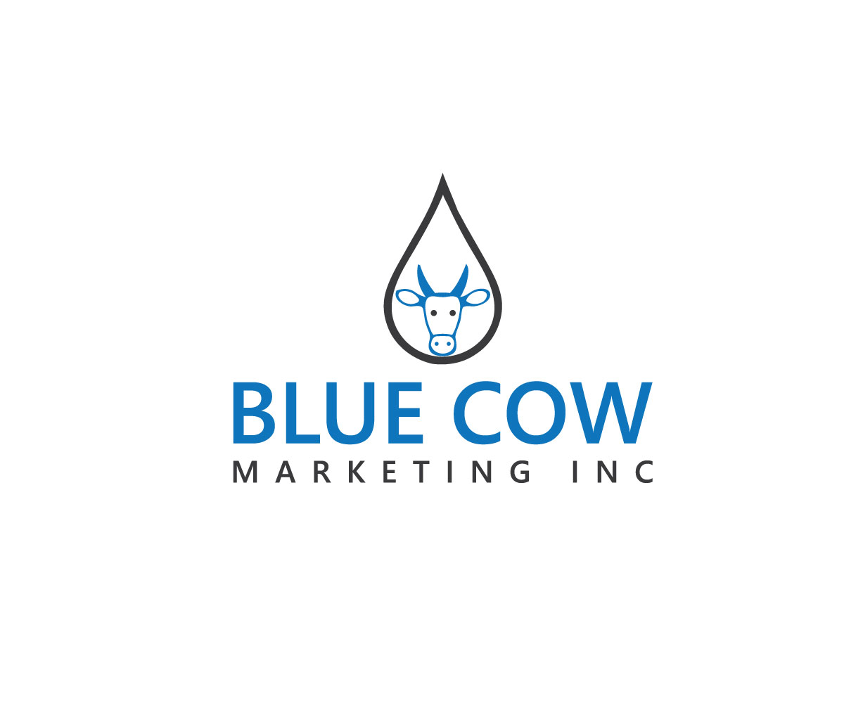 Logo Design by Top king  designer for Blue Cow Marketing Inc. | Design #14751971