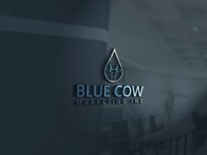 Logo Design by Top king  designer for Blue Cow Marketing Inc. | Design: #14751972