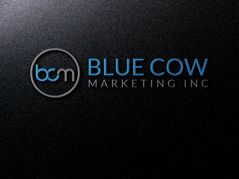 Logo Design by Swatches Design Solution for Blue Cow Marketing Inc. | Design #14761072