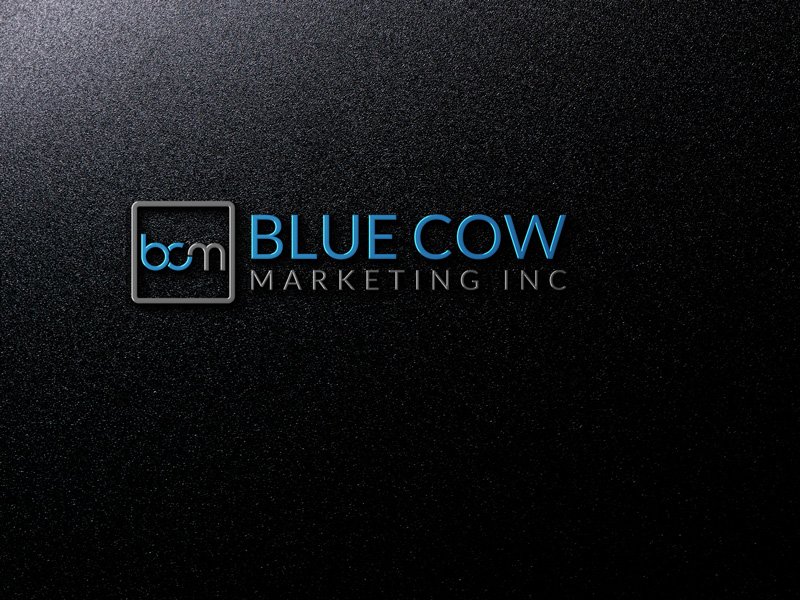 Logo Design by Swatches Design Solution for Blue Cow Marketing Inc. | Design #14779428