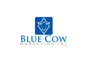 Logo Design by rocklee for Blue Cow Marketing Inc. | Design: #14783423