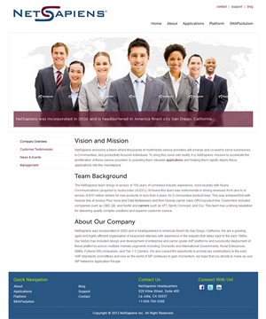 Web Design par Mayank Patel pour skyswitch | Design : #578160