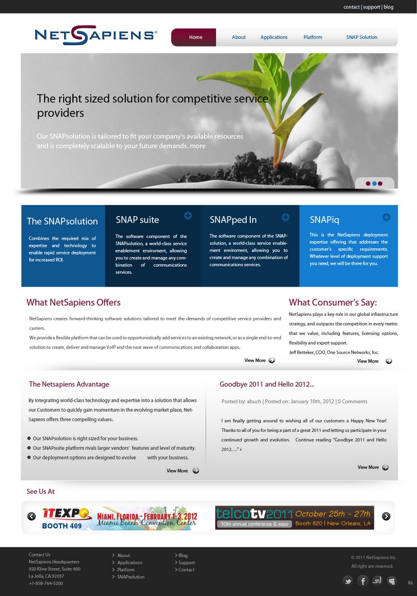 Web Design par pb pour skyswitch | Design #565592