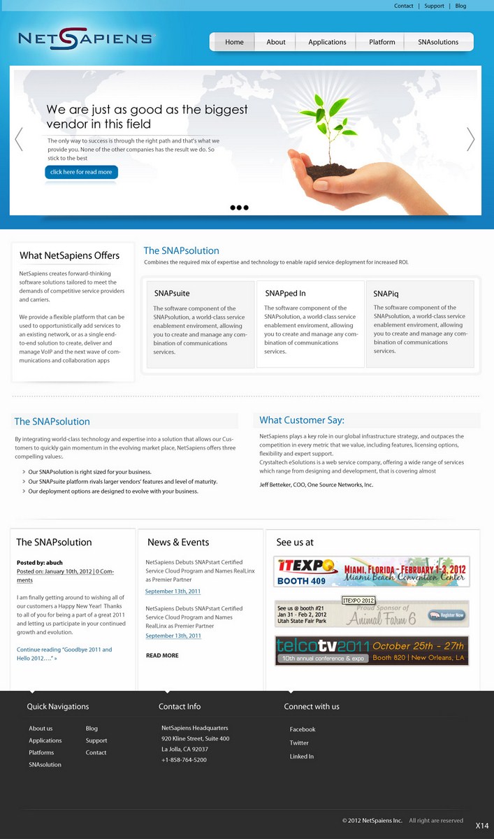 Web-Design von pb für skyswitch | Design #566346