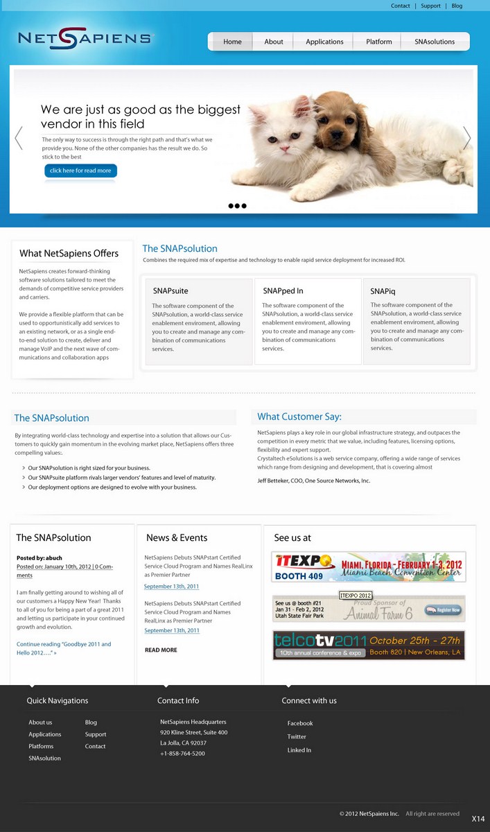 Web Design par pb pour skyswitch | Design #567194