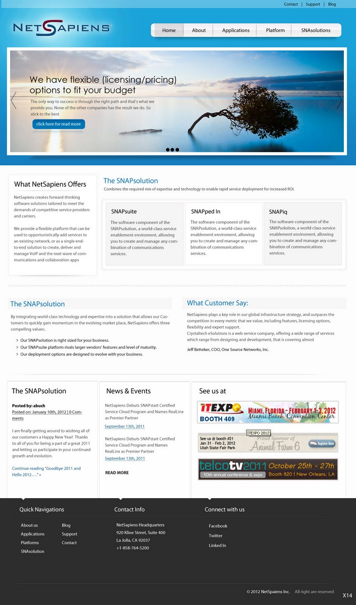 Web-Design von pb für skyswitch | Design #567195