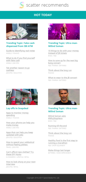 Design de Newsletter par Laurra pour Spiral Content Solutions Pvt Ltd | Design : #14839056