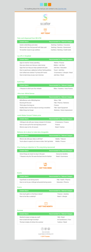 Design de Newsletter par Dabashes Adhikery pour Spiral Content Solutions Pvt Ltd | Design : #14838705